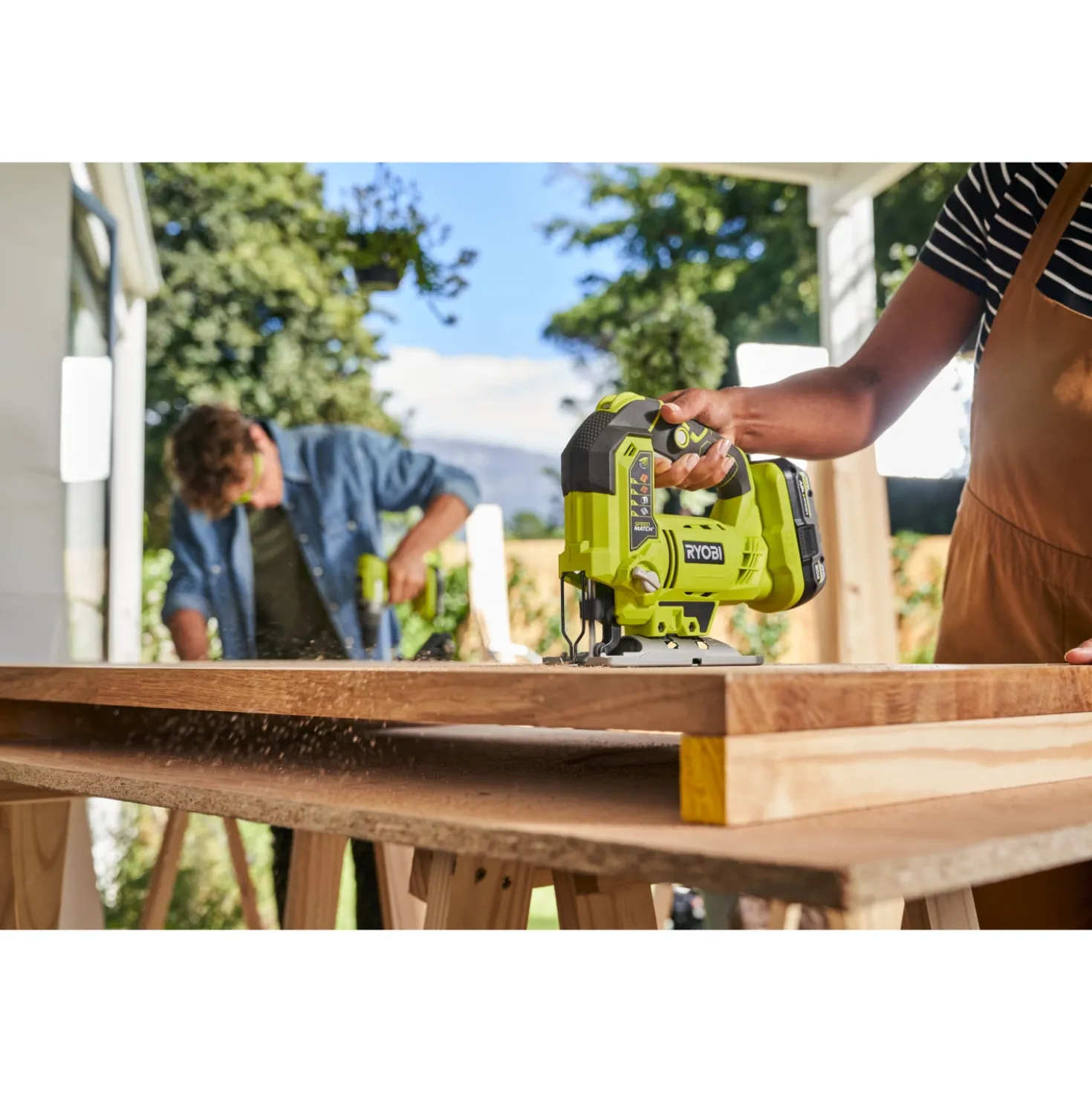 Ryobi R18JS-0 18V Li-Ion Accu decoupeerzaag body - D-greep - variabel