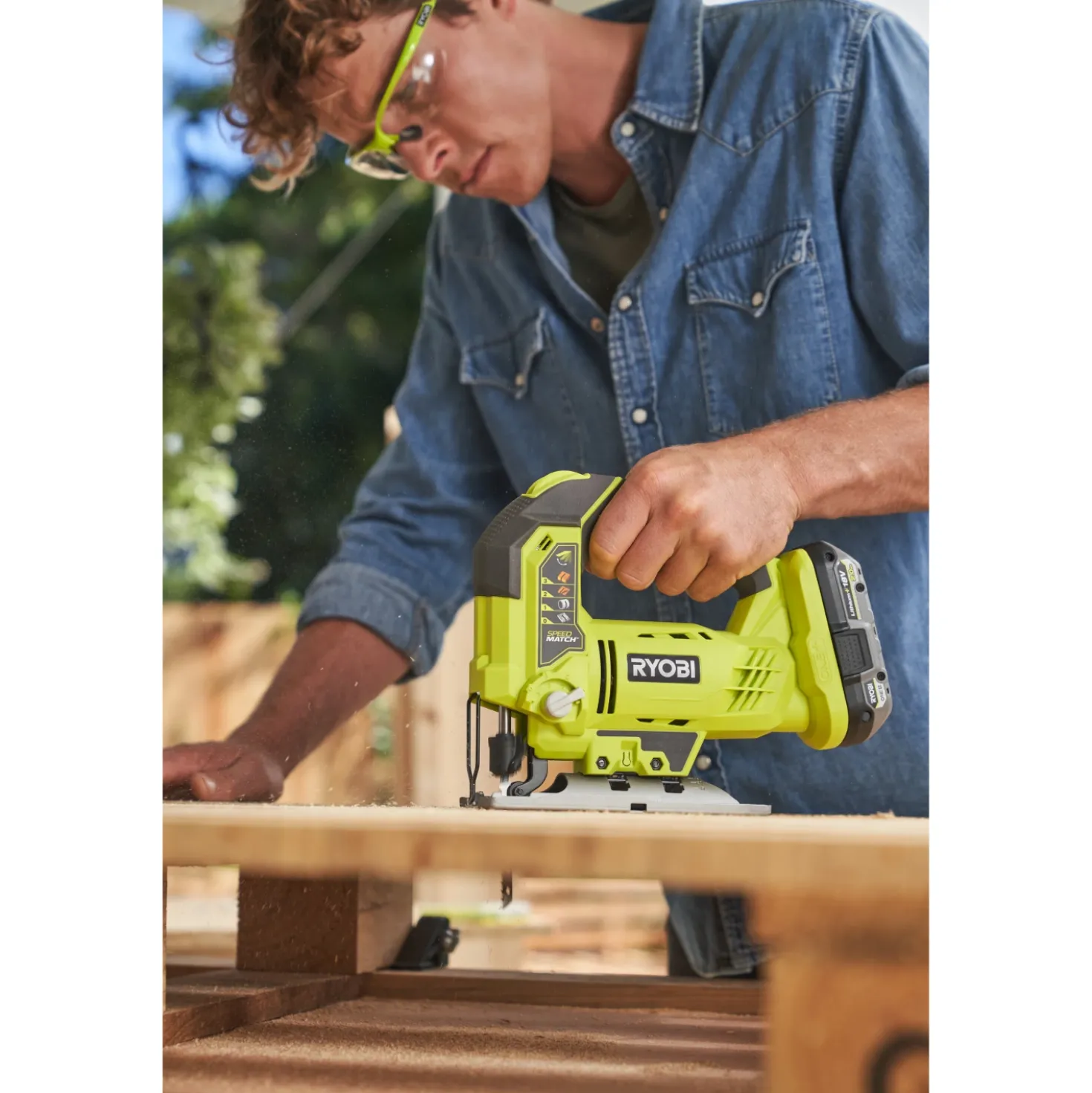 Ryobi R18JS-0 18V Li-Ion Accu decoupeerzaag body - D-greep - variabel