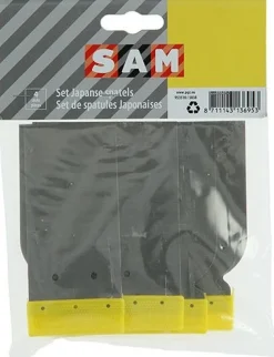 Sam Verfgereedschap Japanse plamuurmessen set 4-delig