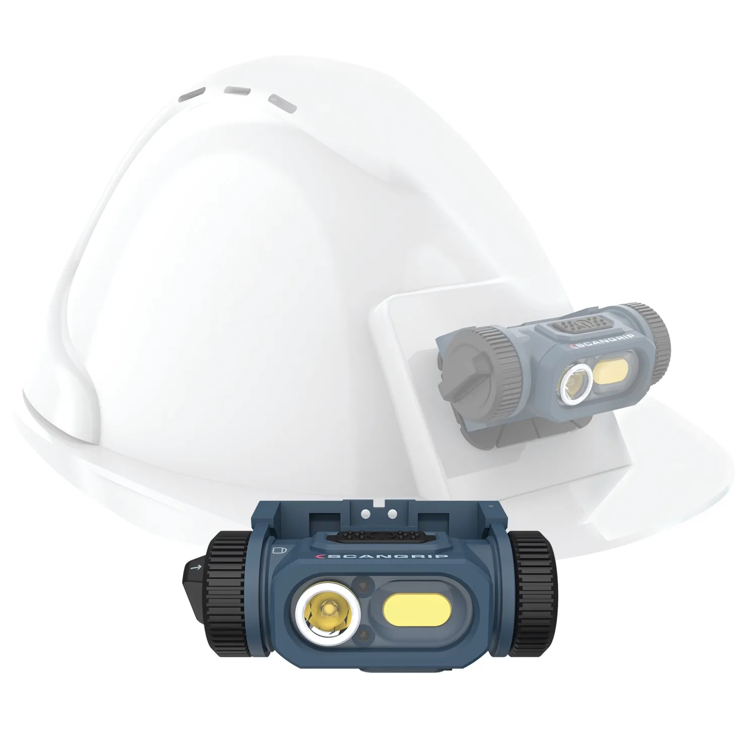 Scangrip Horizon LED werklicht met sensor voor bouwhelmen