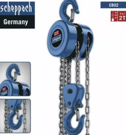 Scheppach CB02 Katrol kettingtakel - 2000kg
