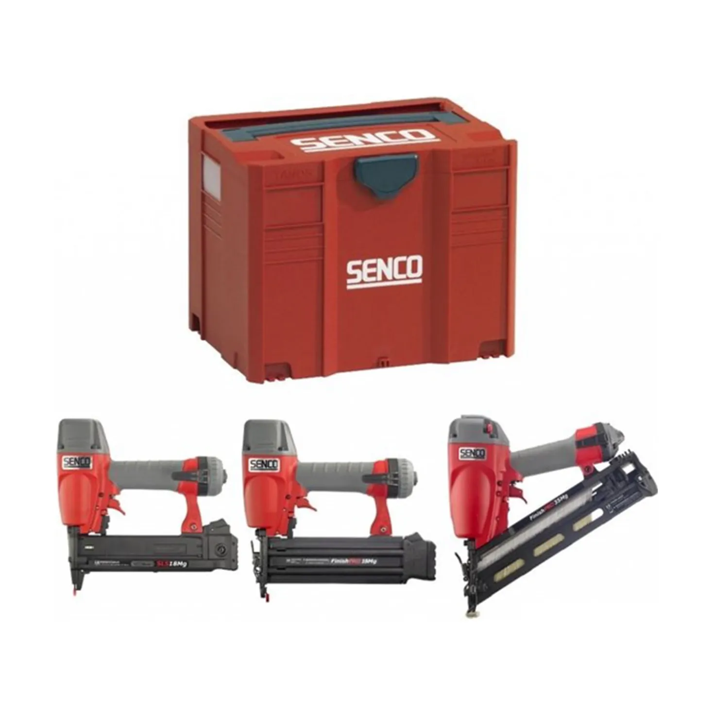 Senco 3PR2012N Pneumatische tackerset in koffer - FinishPro18MG - FinishPro35Mg - SLS18Mg