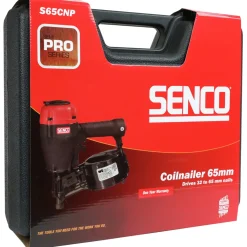 Senco S65CNP Pneumatische trommelspijker tacker in koffer - 38-65mm - 4,9-8,3 bar