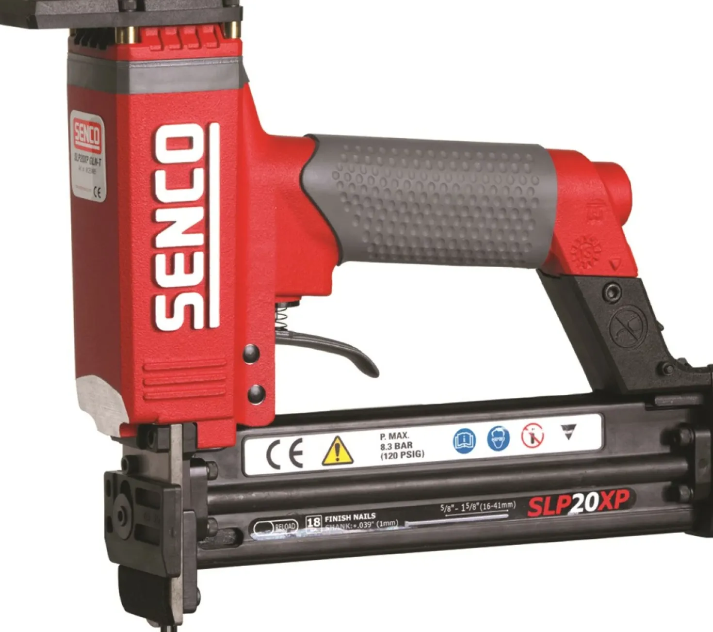 Senco SLP20XP GLN Pneumatische 4mm beglazings brad tacker in koffer - 25-38mm - 4,8-8,3 bar