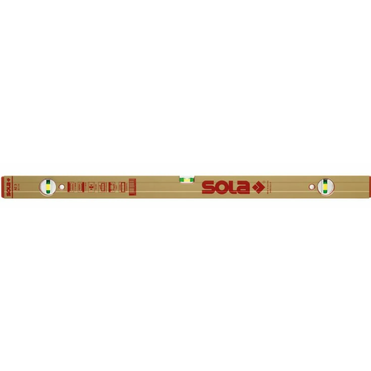 Sola AZ 3 250 Aluminium waterpas - 2500mm