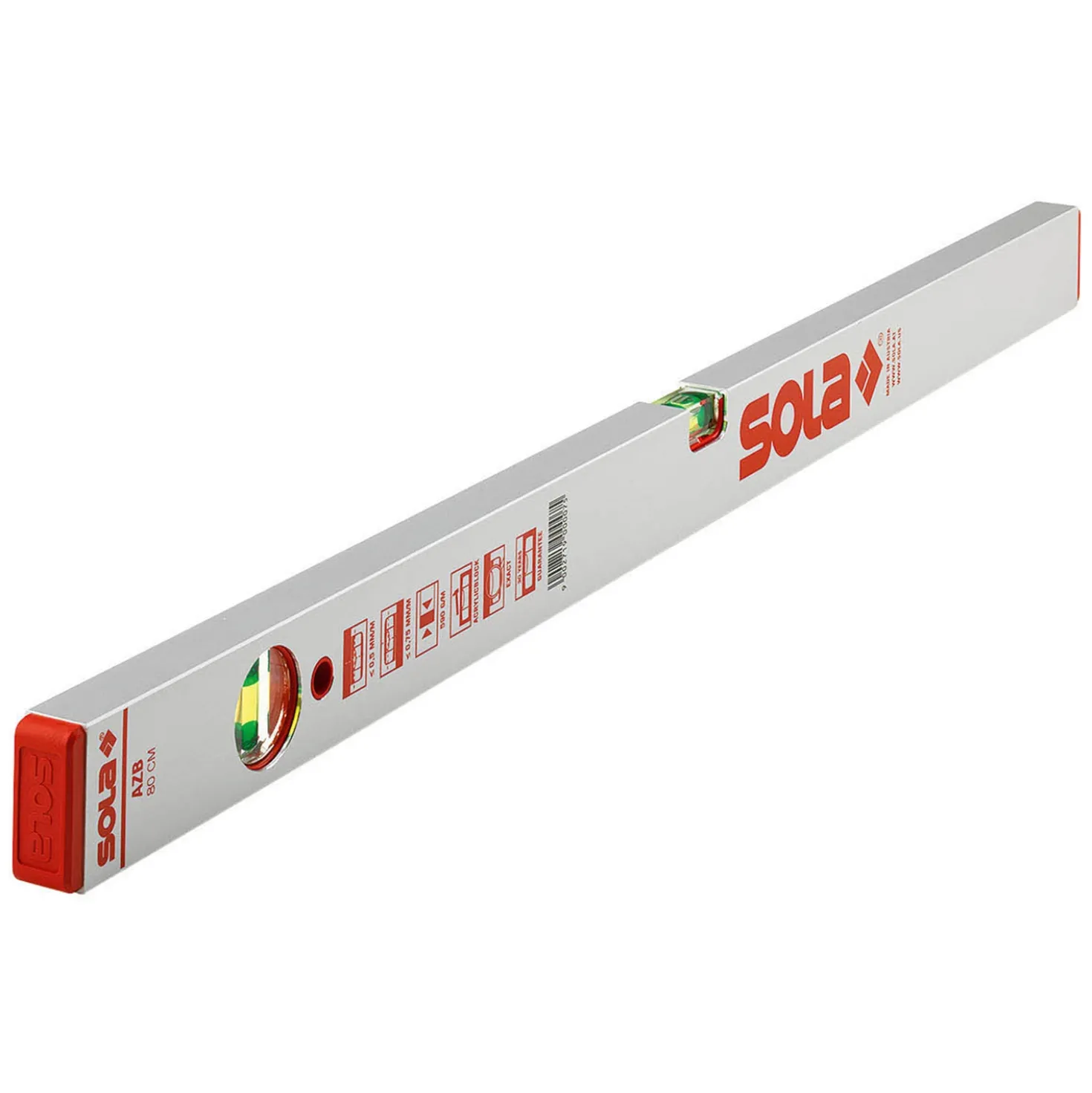 Sola AZB 80 Aluminium waterpas - 800mm