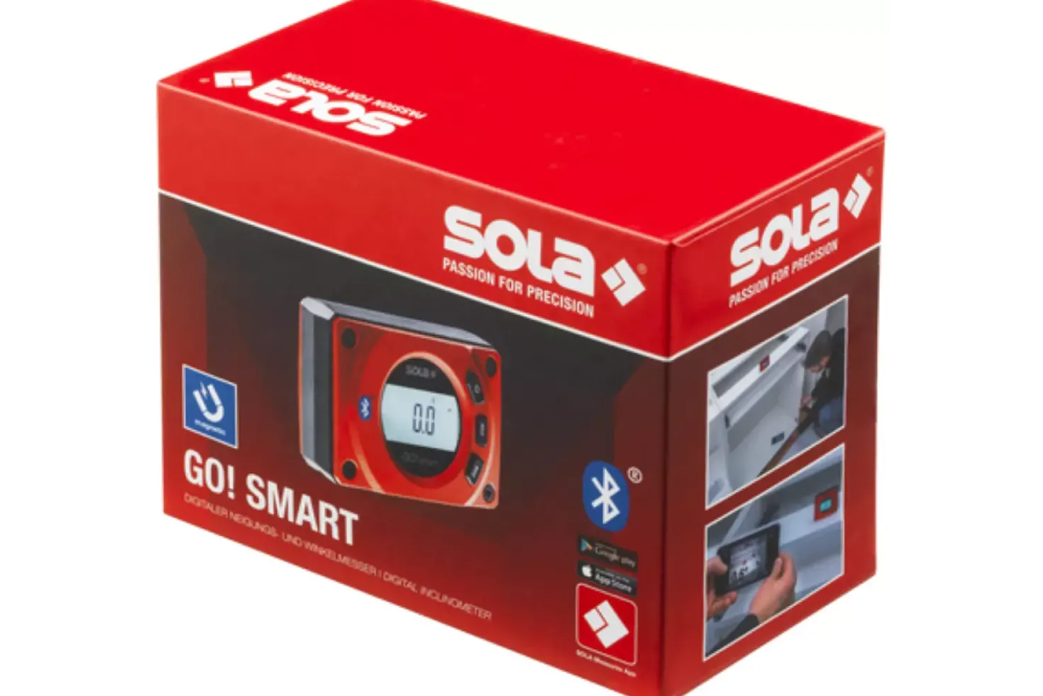 Sola GO! SMART Digitale zakwaterpas - Bluetooth - 80mm