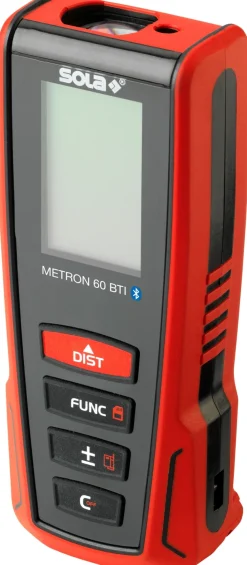 Sola METRON 60 BTI Afstandsmeter in tas - Bluetooth - 60m - IP54