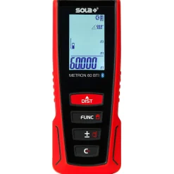 Sola METRON 60 BTI Afstandsmeter in tas - Bluetooth - 60m - IP54