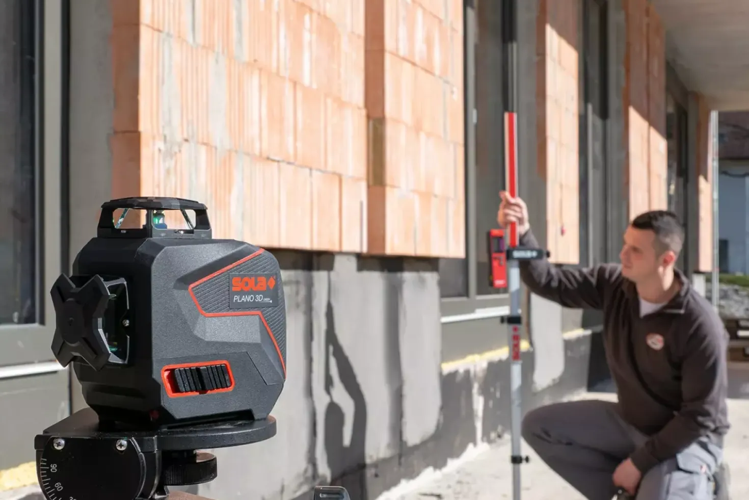 Sola PLANO 3D Green 360° Kruislijnlaser in koffer - Groen