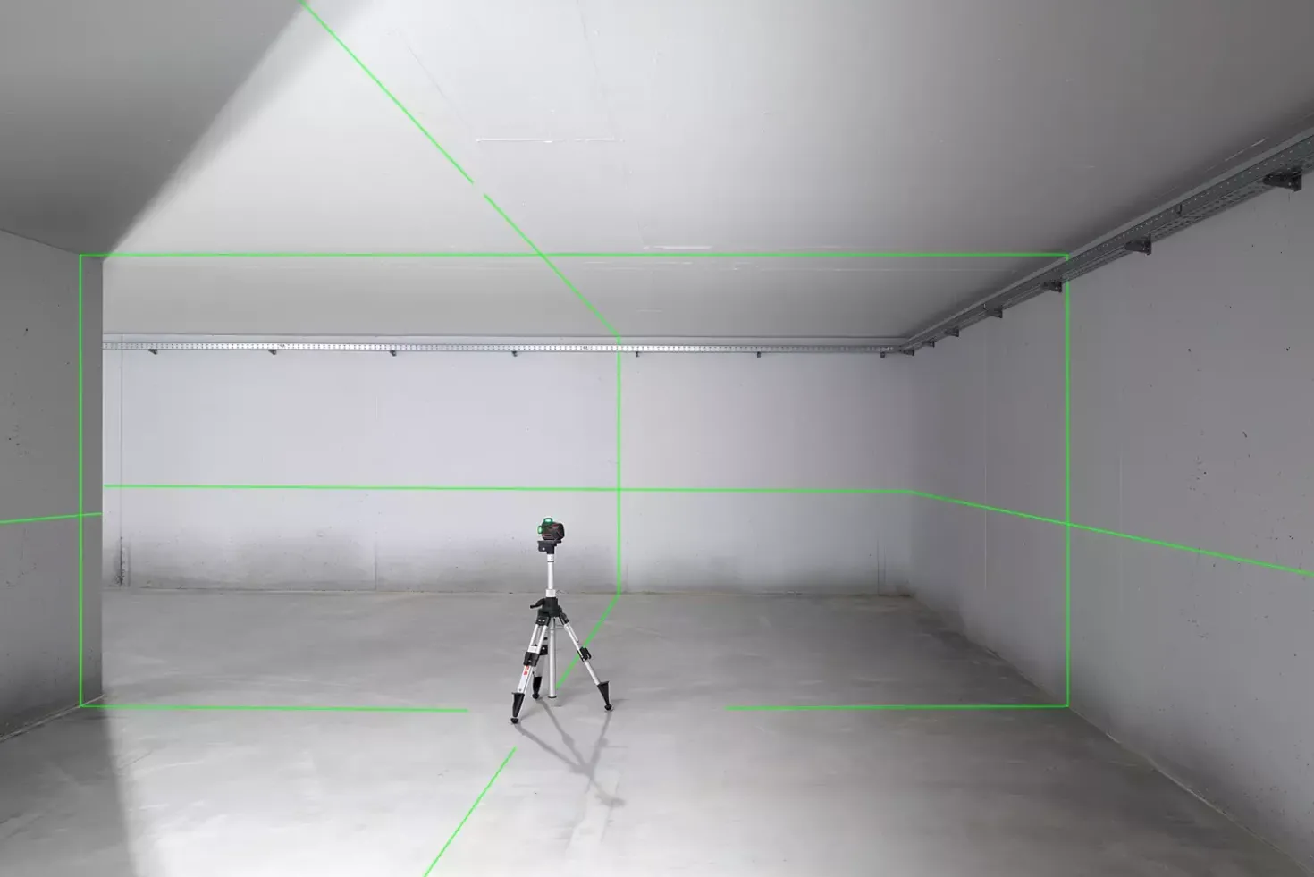 Sola PLANO 3D Green RCB Set 360° Kruislijnlaser in koffer - 3 lijnen - groen - 30m - IP54