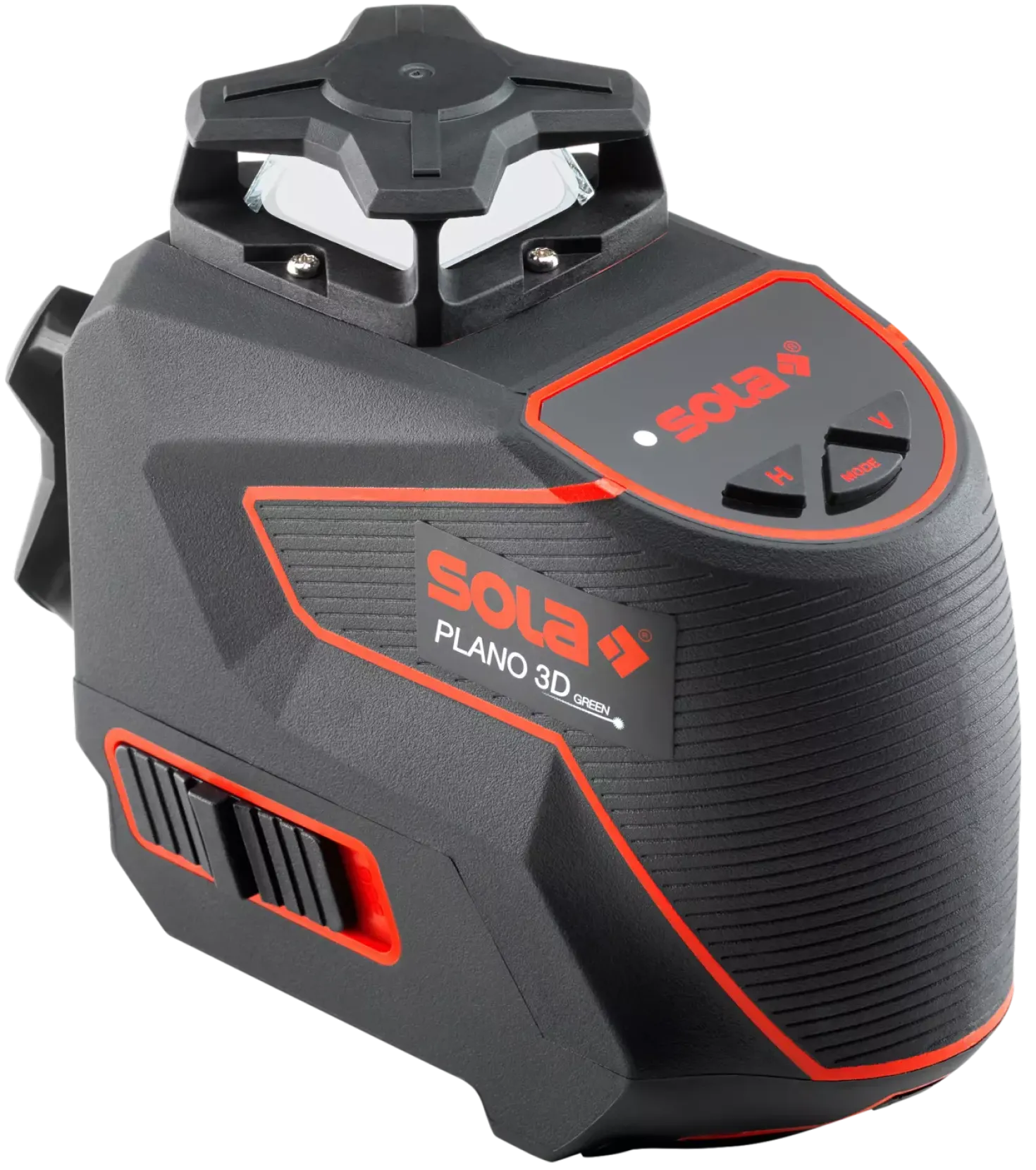 Sola PLANO 3D Green RCB Set 360° Kruislijnlaser in koffer - 3 lijnen - groen - 30m - IP54
