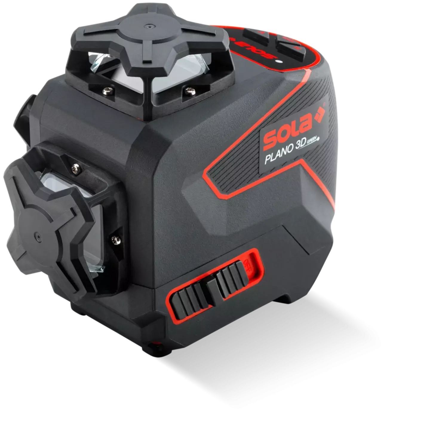 Sola PLANO 3D Green RCB Set 360° Kruislijnlaser in koffer - 3 lijnen - groen - 30m - IP54