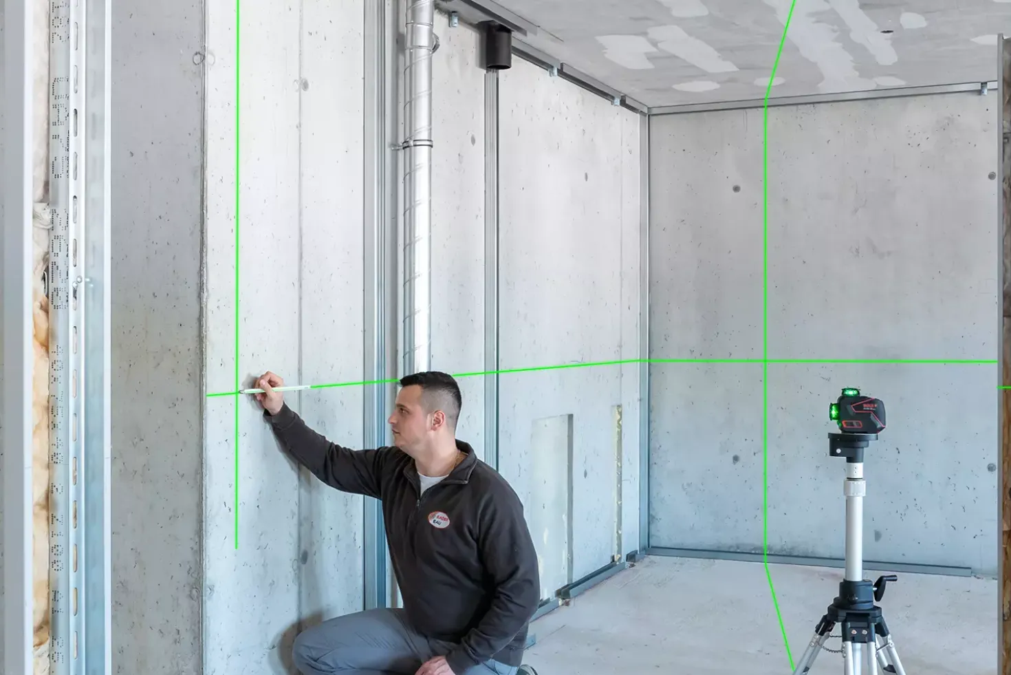 Sola PLANO 3D Green RCB Set 360° Kruislijnlaser in koffer - 3 lijnen - groen - 30m - IP54