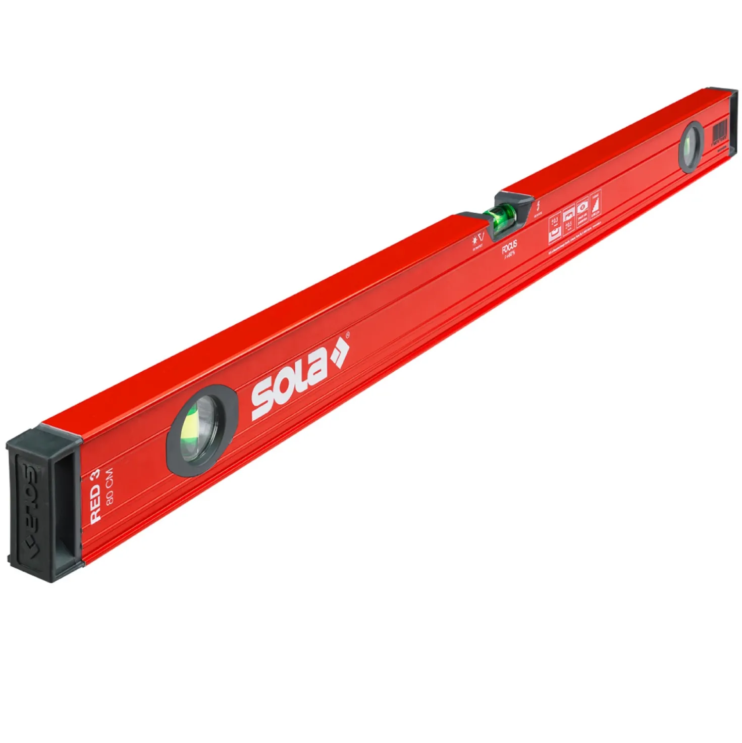 Sola RED 3 80 Aluminium Waterpas - 800mm