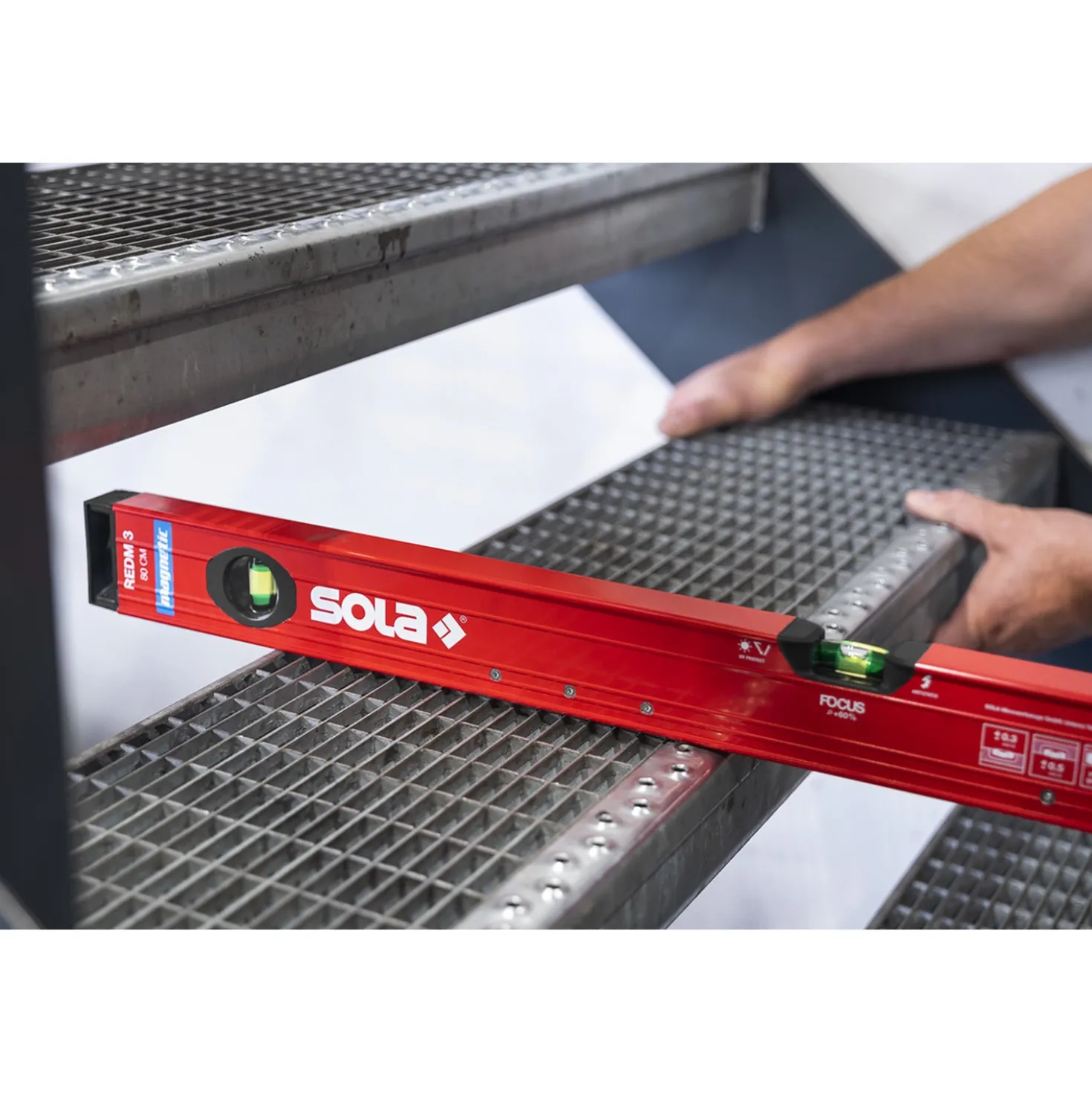 Sola REDM 3 80 Aluminium waterpas - magnetisch - 800mm