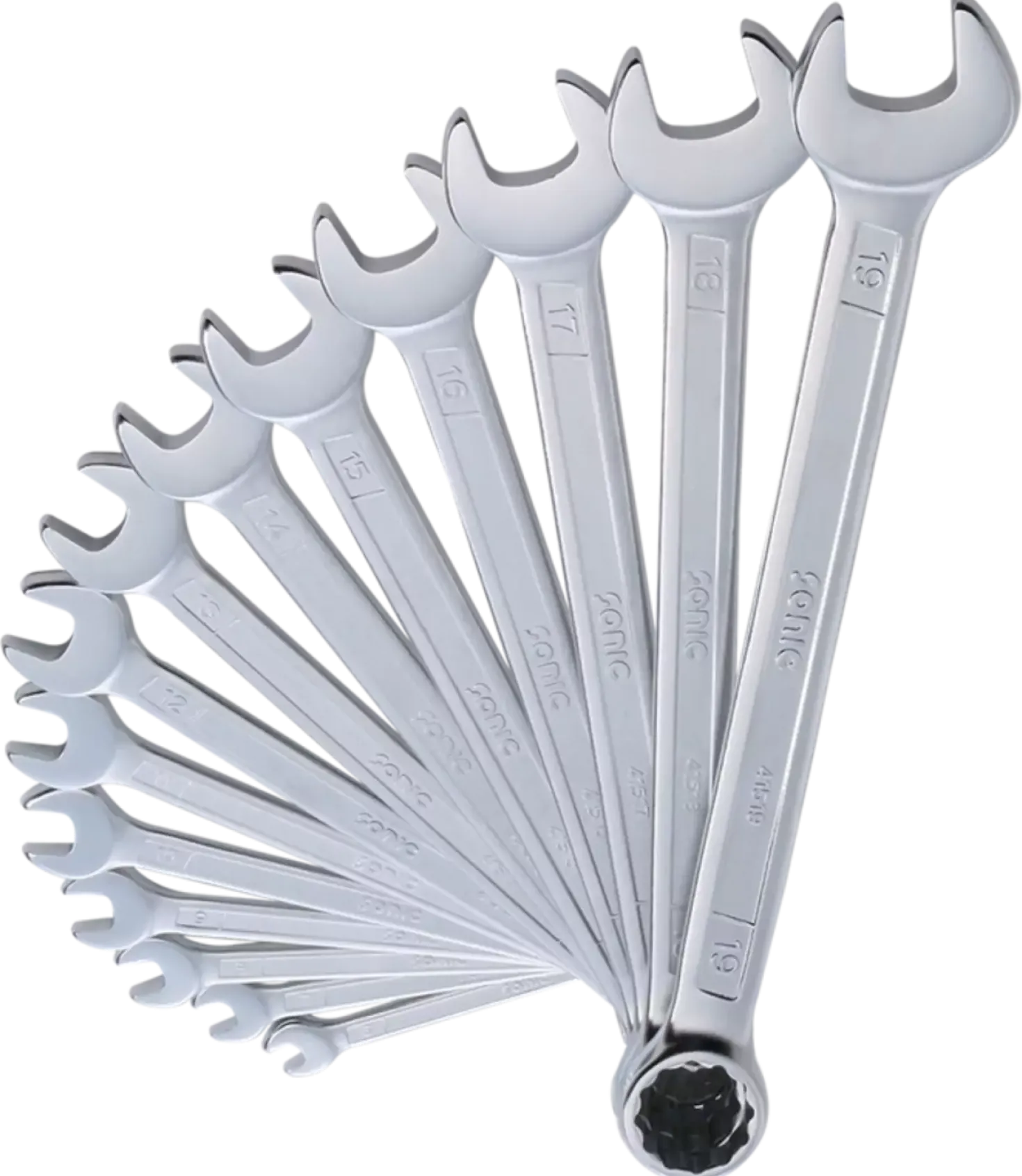 Sonic 601401 Ringsteeksleutel set in etui - 14 delig