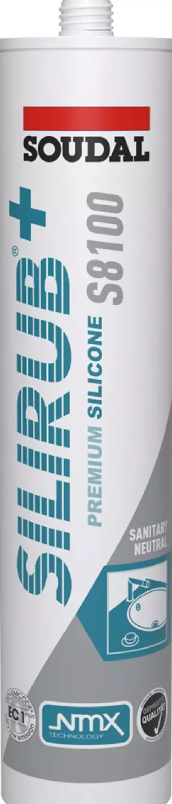 Soudal Silirub+ S8100 Sanitair Siliconekit