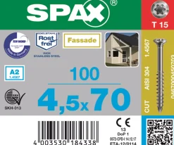 SPAX 5000009192309 Bit T-STAR plus T30 - blister met 5 stuks
