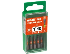 SPAX 5000009192109 Bit T-STAR plus T10 - blister met 5 stuks