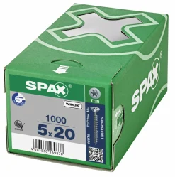 SPAX Universele schroef - T20 - Platverzonken kop - Voldraad - WIROX - 1000st