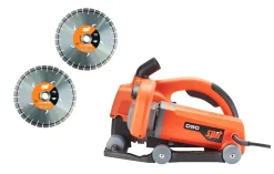 Spit D90 Sleuvenzaagmachine Concrete set in koffer - 2500W -150mm - incl. 2 diamantschijven
