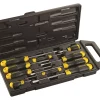 Stanley 2-65-014 CushionGrip 10-delig sleufkop/pozidriv Schroevendraaierset