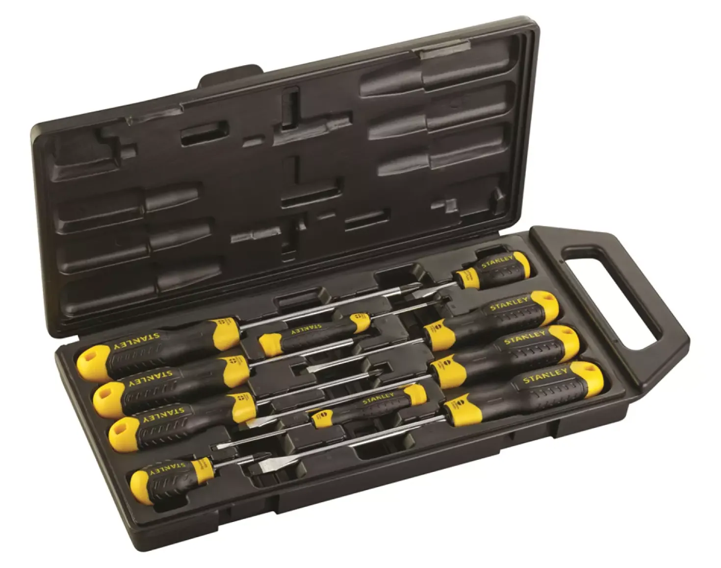 Stanley 2-65-005 10-delige Cushiongrip Schroevendraaierset - PH/S
