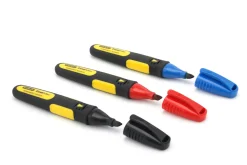 Stanley 0-47-315 FatMax watervaste markeerstiften - rood / zwart / blauw