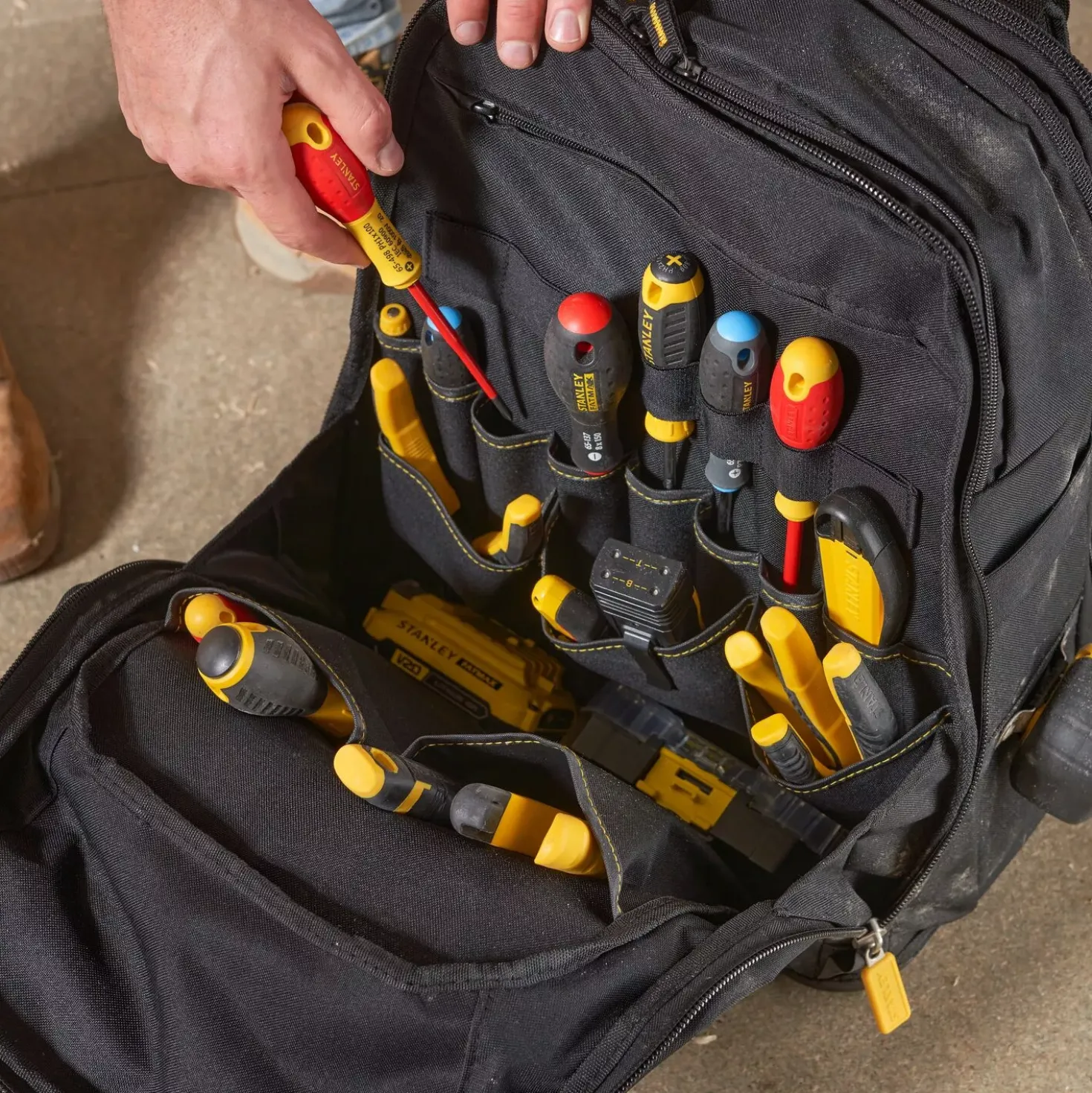 Stanley FMST1-80144 Gereedschapsrugzak Quick Access