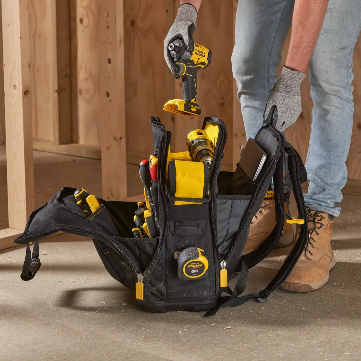 Stanley FMST1-80144 Gereedschapsrugzak Quick Access