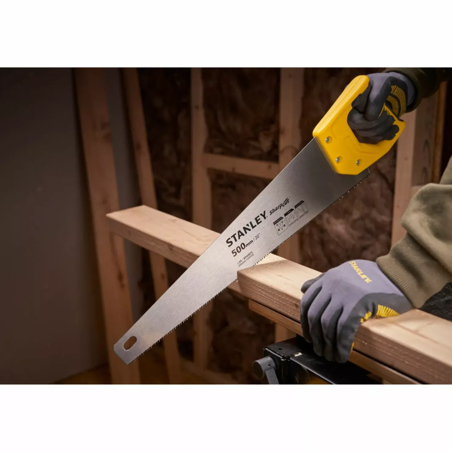 Stanley STHT20367-1 Handzaag SharpCut - 500mm - 7T/inch