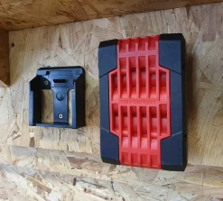 StealthMounts BM-BO18-BLU-6 Accuhouder voor Bosch 18V pro - Blauw - 6-pack