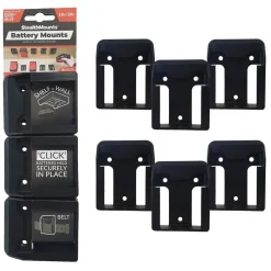 StealthMounts BM-EO18-BLK-6 Accuhouders voor Ozito/Einhell 18v - Zwart - 6 stuks