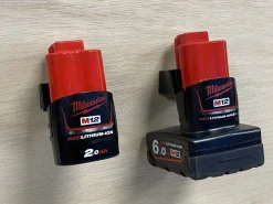 StealthMounts BM-MW12-RED-6 Accuhouder voor Milwaukee M12 - Rood - 6-pack