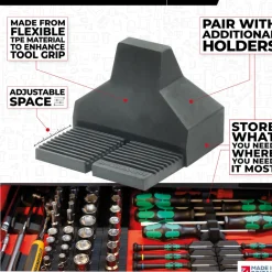 StealthMounts DHSP-SP-10 Drawer Hive Sleutelhouder voor ladekast - zwart - 10 stuks