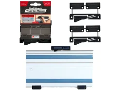StealthMounts OM-TRM-BLK-2 Geleiderail houder voor Makita/Festool/Milwaukee - Zwart - 2st