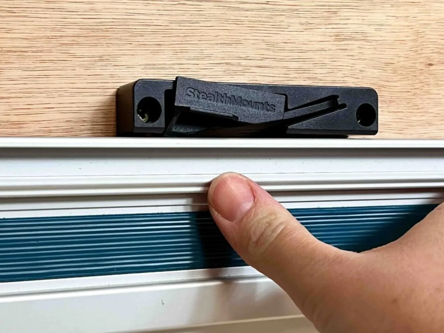 StealthMounts OM-TRM-BLK-2 Geleiderail houder voor Makita/Festool/Milwaukee - Zwart - 2st