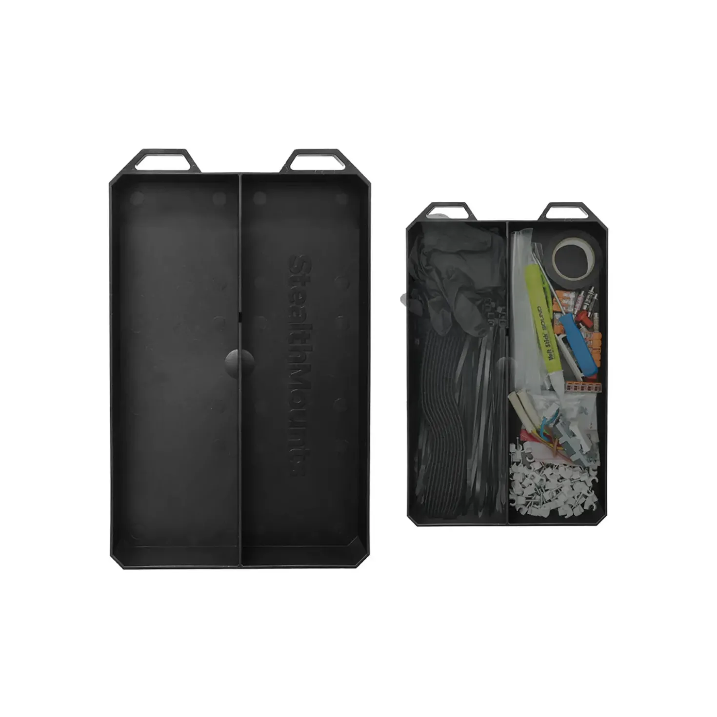 StealthMounts Sorteer tray PAC-TRY-BLK-2-1 Double PacTray - voor PACKOUT