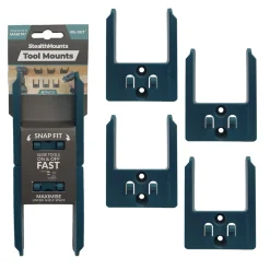 StealthMounts TM-MK40-BLU-4 Gereedschapshouders voor Makita 40V XGT - Blauw - 4 stuks