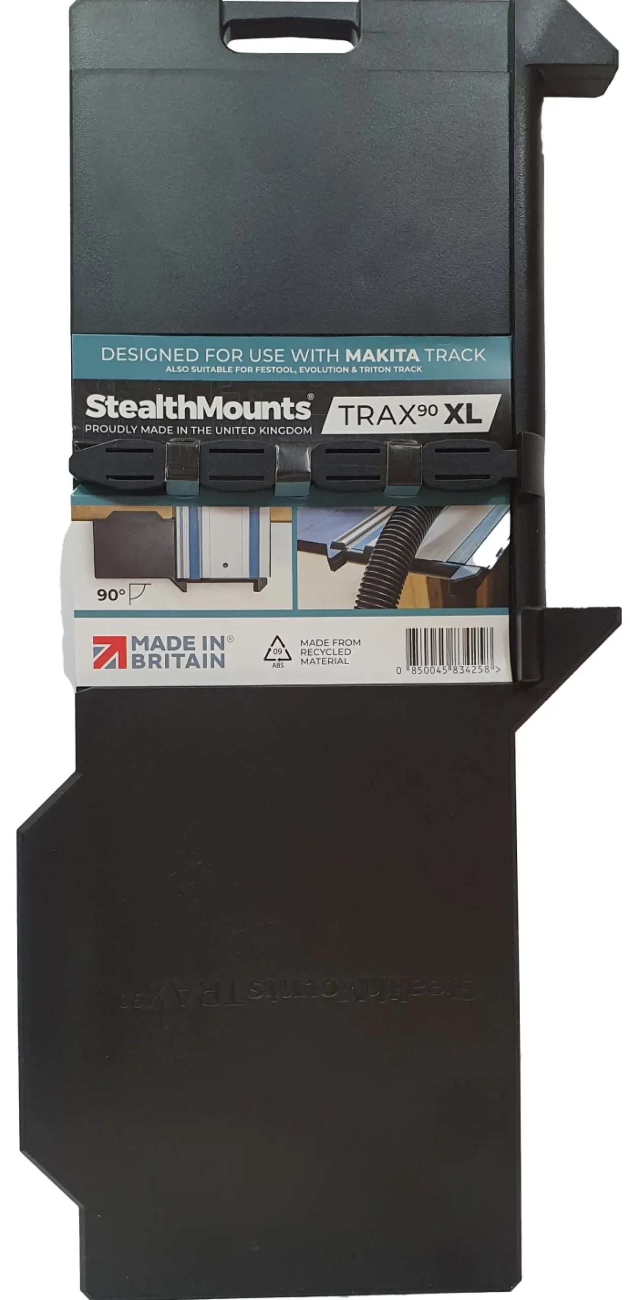 StealthMounts TSS-L-MK-1 XL Baanzaagvierkant voor Makita geleiderails - 90 graden