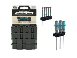 StealthMounts WH-BLK-SD-4 Wandhouder set voor schroevendraaiers - Zwart - 4 stuks