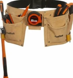 ToolPack 366.020 Straight Gereedschapsgordel - Dubbel - Leer