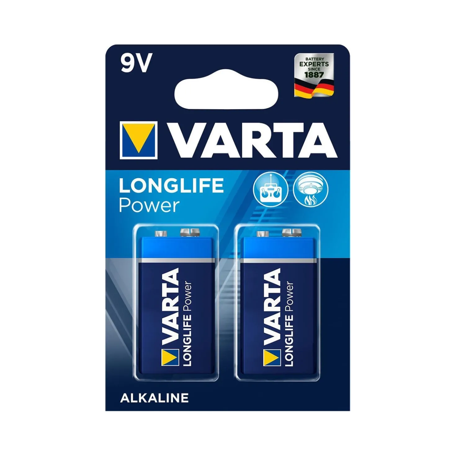 Varta Longlife Power alkaline batterij 9V – 2st