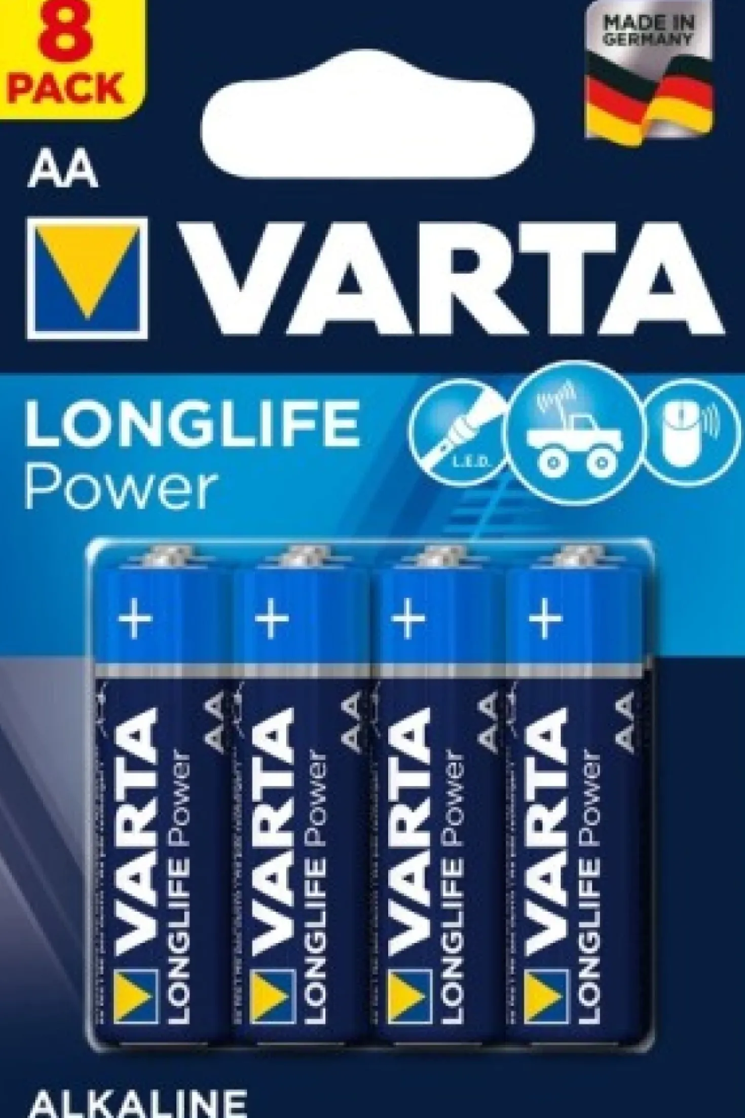 Varta LR6 (AA) Longlife Power AA Blister (8 st)