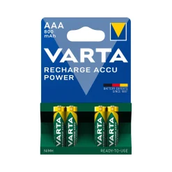 Varta Oplaadbare batterij AAA – 800 mAh NiMH – 4st