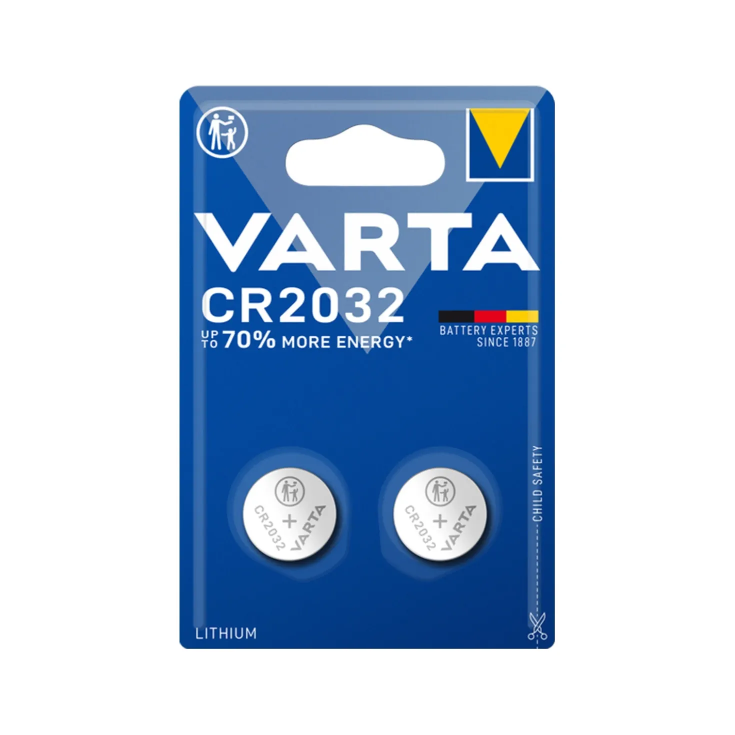 Varta Specialty Lithium knoopcel batterij CR 2032 - 2st
