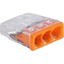 Wago 2273-203 Lasklem 3-polig - transparant/oranje (30  st)