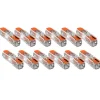 WAGO 1V doorvoer verbindingsklem en hendel - 0,2 tot 4mm² (12st)