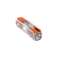 WAGO 1V doorvoer verbindingsklem en hendel - 0,2 tot 4mm² (12st)